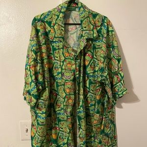 4X TMNT Teenage Mutant Ninja Turtles Hawaiian shirt - custom-made